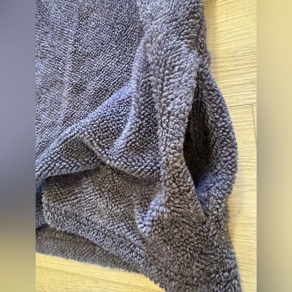 Vintage Title Nine Sports Sweater Sz XL Pullover 1/4 Zip Fleece Blue Made USA - Picture 5 of 7